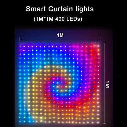 400 LEDs Smart Curtain Lights