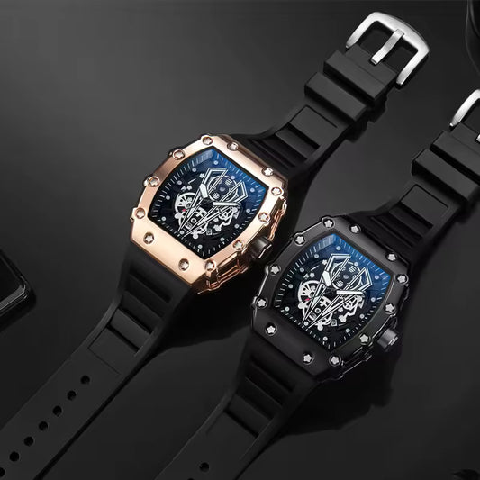 Quartz Waterproof Sport Square Luminous Watch